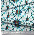 thumbnail image 2 of Soimoi Velvet Fabric Floral Tie-Dye Print Fabric by Yard 58 Inch Wide, 2 of 3