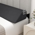 thumbnail image 3 of Giantex Queen Bed Wedge Pillow with Tablet Pillow Stand Side Pockets Support for Back Grey, 3 of 10