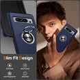 thumbnail image 5 of KOMI for Google Pixel 8 Pro Case, Slim Tough Rugged Shockproof Protective Pixel 8 Pro Phone Case with Metal Ring Kickstand for Google 8 Pro Case, Blue, 5 of 5
