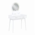 thumbnail image 2 of Lexicon Camilla Coiffeuse en Acacia avec Miroir et Tabouret, Blanc, 2 of 12