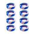 thumbnail image 1 of relayinert Lot de 10/lot Expérience de Voyage Agréable avec Roue de Bagage Ondulée Unique Bleu+rose, 1 of 6