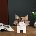 thumbnail image 4 of Cute Animal Glasses Frame Home Decoration Desktop Glasses Frame Kitchen Must Haves 2022 Large Dish Racks for Kitchen Counter Collapsible Dish Rack Large Size Hot Pan Holder for Counter Foldable Small, 4 of 4