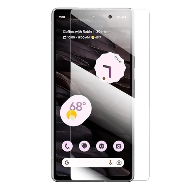 PANDACO Protecteur d'Écran en Verre Trempé Ultra Mince pour Google Pixel 8a Montré Appliqué à un Écran Google Pixel 8a. Ce Protecteur en Verre Trempé Ultra Mince Offre un Toucher Délicat, une Résistance aux Bavures et une Résistance aux Bris, Offrant une protection d'Écran de Qualité Supérieure Tout en Conservant une Fonctionnalité Tactile Réactive. Idéal pour la protection d'Écran de Téléphone Cellulaire.