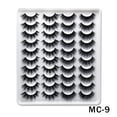 thumbnail image 1 of False Eyelashes Faux Mink Lashes 20 Pairs Long Dramatic Fluffy Volume Natural Fake Eyelashes Value Pack MC-9, 1 of 5