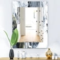 thumbnail image 2 of Designart 'Marbled Geode 13' Miroir Mid-Century - Miroir Mural - 28x40, 2 of 3