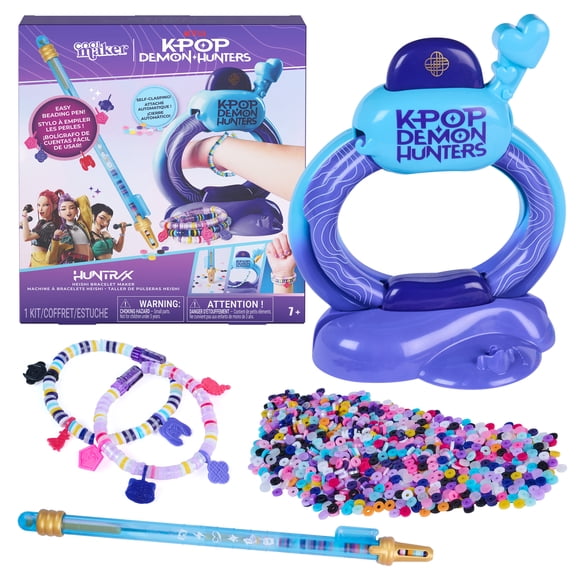 Cool Maker KPop Demon Hunters Bracelet Maker Set for Kids Ages 7+ with 1200 Beads