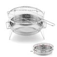thumbnail image 3 of LEEYNEER 1Pcs Mini Gril Portable en Acier Inoxydable pour Jardin Extérieur, 3 of 8