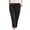 Black, variant on DDAPJ pyju Capris for Women Casual,Summer Cotton Linen 3/4 Length Pants Plus Size Loose Fit Wide Leg Hiking Beach Pants with Pockets