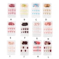 thumbnail image 2 of relayinert False Nail Removable Wearable Simple to Apply Smooth Surface Various Shapes Fake Fingernail Strong Viscosity Charming Paster 32, 2 of 8
