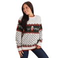 thumbnail image 1 of Pumpkin Spice Latte Halloween Sweater for Adults, 1 of 6