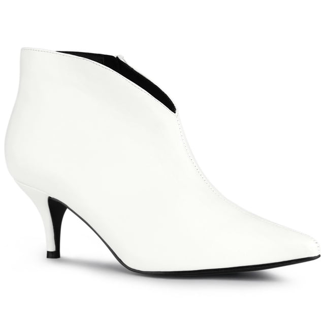 Unique Bargains Bottines à Talons Aiguilles Découpées pour Femmes