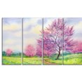 thumbnail image 2 of Paysage Printanier Violet - Impression sur Toile d'Art Floral, 2 of 3