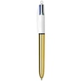 thumbnail image 4 of BIC 4-Color Shine Retractable Metallic Ball Pens, Medium Point (1.0 mm), 3-Count Pack, Retractable Ball Pen With Long-Lasting Ink, 4 of 4