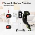 thumbnail image 3 of Costway 1500W Oil Filled Heater Portable Radiator Space Heater w/ Adjustable Thermostat White, 3 of 8