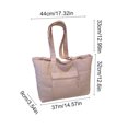 thumbnail image 3 of Fridja Summer Savings Quilted Casual One Shoulder Computer Bag Large Capacity Tote Bag, 3 of 6