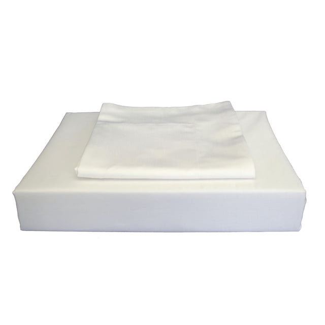 Maholi Maxwell Ensemble de Housse de Couette Blanc, Plié et Empilé, Fabriqué à Partir de Tissu 100 % Coton Égyptien Peigné avec Respirabilité et Propriétés d'Évacuation de l'Humidité pour un Confort de Sommeil Amélioré, Idéal pour la protection de la Couette et l'Utilisation en Literie.