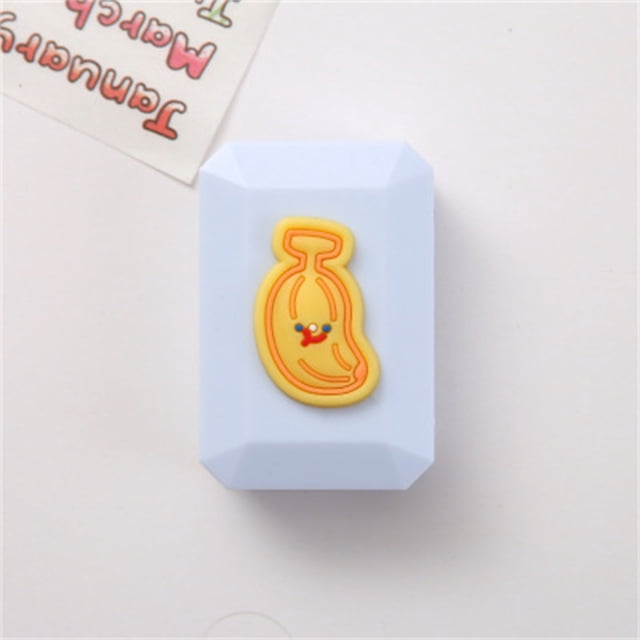 TopLLC Travel Outdoor Cute Mini Fruit Shape Storage C^ontact L^ens Case Mirror Box Container Contact lens care