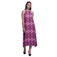 thumbnail image 1 of Bimba Robe de Plage Teinture sur Nœuds Femme Imprimée Dos Nu Longue à Col Licou Rayondress-Xx-Grand, 1 of 6