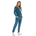 thumbnail image 3 of White Mark Women's 2 Piece Velour Tracksuit Set, 3 of 6