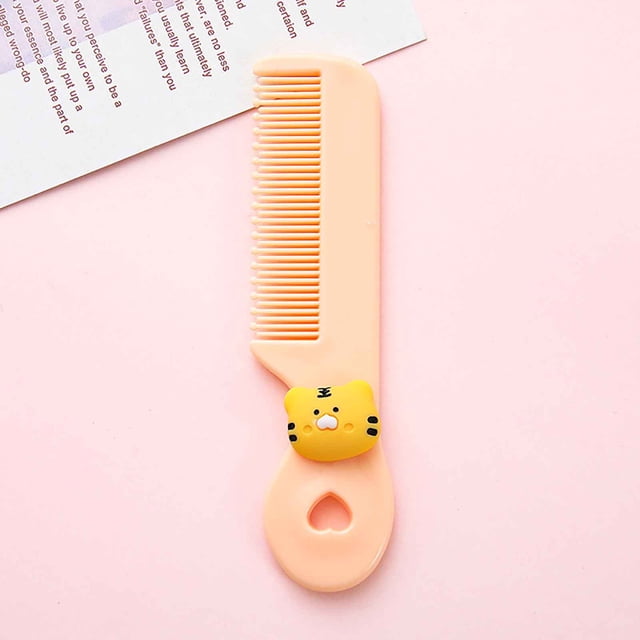 Portable Mini Hair Comb for Sensitive Scalp - Gentle Detangling Grooming Tool for On-the-Go, Car, Purse or Home Bathroom Essentials