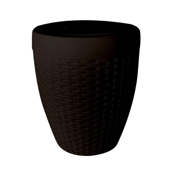 Modern Homes 7L Round Bath Bin Brown