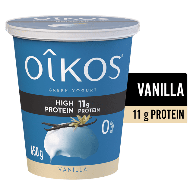 Oikos Yogourt Grec, Teneur Élevée En Protéines, Vanille