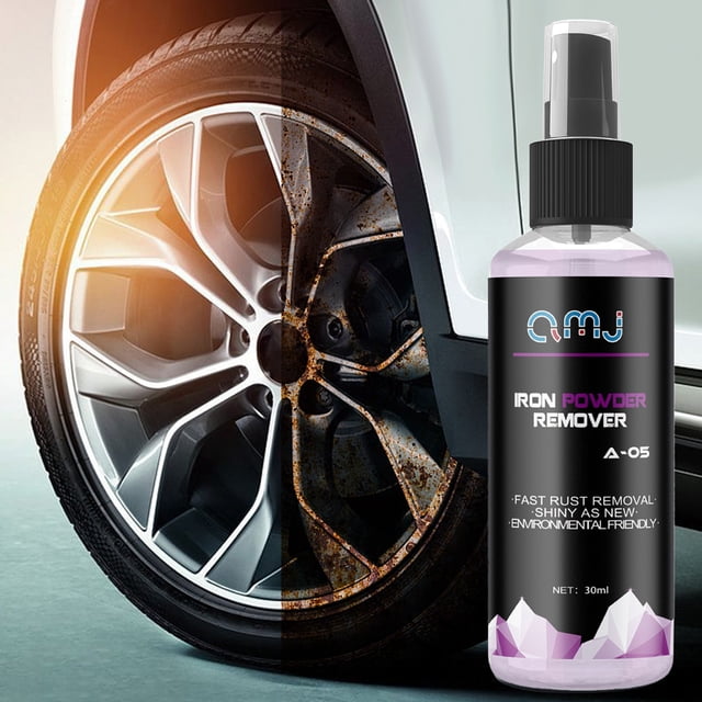 LSLJS Dissolvant de Poudre de Fer Multiusage pour Roues de Voiture, Dissolvant de Rouille, Nettoyant pour Taches de Rouille, 30 ml, Autres Accessoires Extérieurs, Essentiels pour la Maison