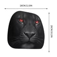 thumbnail image 3 of Funny Car Print Headrest Cover, EDHITNR Universal Stretchy Elastic Headrest Protector, Breathable Mesh Washable Headrest Covers for Vehicle Seat Protection, 3 of 4