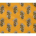 thumbnail image 4 of oneOone Cotton Flex Fabric Leaves & Floral Block Printed Fabric 1 Yard 40 Inch Wide, 4 of 4