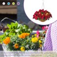 thumbnail image 3 of Artificial Hanging Flowers Basket with Courtyard Indoor Flowerpot, 3 of 11