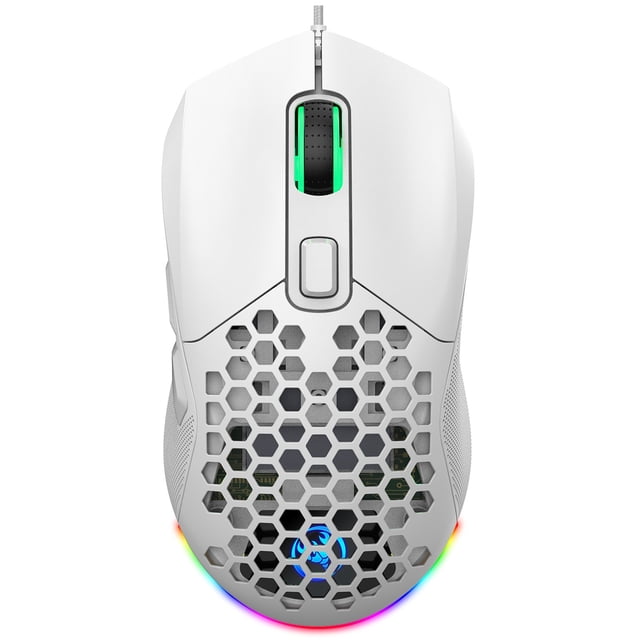 Souris pour Jeux, Souris de Jeu Rgb Filaire Souris de Jeu 7200 Dpi Programmable Filaire Souris de Jeu Souris Led Rétroéclairage Rgb Programmable Souris de Jeu Filaire, Souris de Jeu avec Double Clic