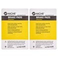 thumbnail image 2 of Niche Rear Brake Pad Set for Honda CBR250R Organic Motorcycle 2 Pack 519-KPA2567D, 2 of 5