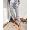 thumbnail image 1 of drppepioner Pantalon Décontracté pour Femmes Été Pantalon à Imprimé Léopard Bas Pantalon de Sport, 1 of 9