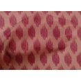 thumbnail image 4 of oneOone Cotton Poplin Dusty Rose Fabric Geometric Line Ikat Sewing Material Print Fabric By The Yard 56 Inch Wide, 4 of 4