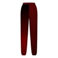 thumbnail image 4 of TIMIFIS Sweatpants Women High Waisted Baggy Sweatpants Fall Casual Gradient Printed Drawstring Jogger Pants with Pocket, 4 of 5