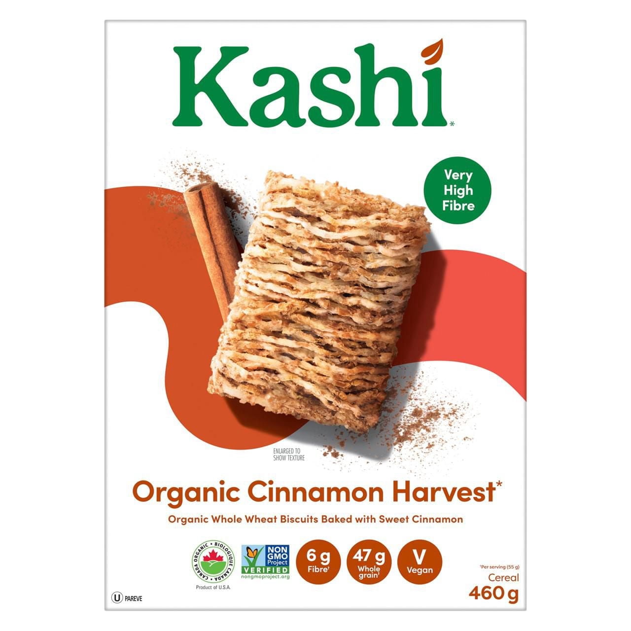 Kashi Organic Cinnamon Harvest Cereal, 460g