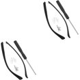 thumbnail image 1 of TOVINANNA 2 Pairs Universal Eyeglasses Repair Parts Kit Glasses Nose Pads Replacement Temple Tips Anti Slip, 1 of 8