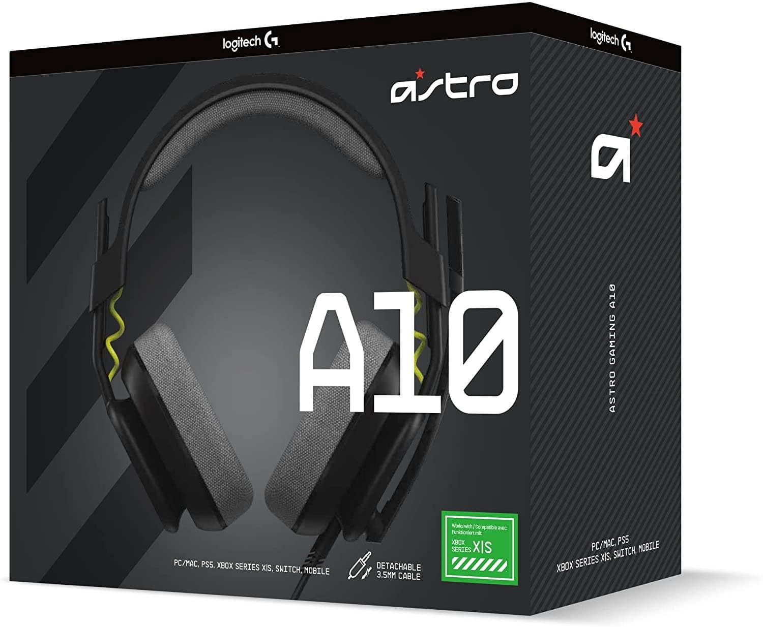 CASQUE LOGITECH ASTRO GAMING A10 GEN 2 XBOX NOIR