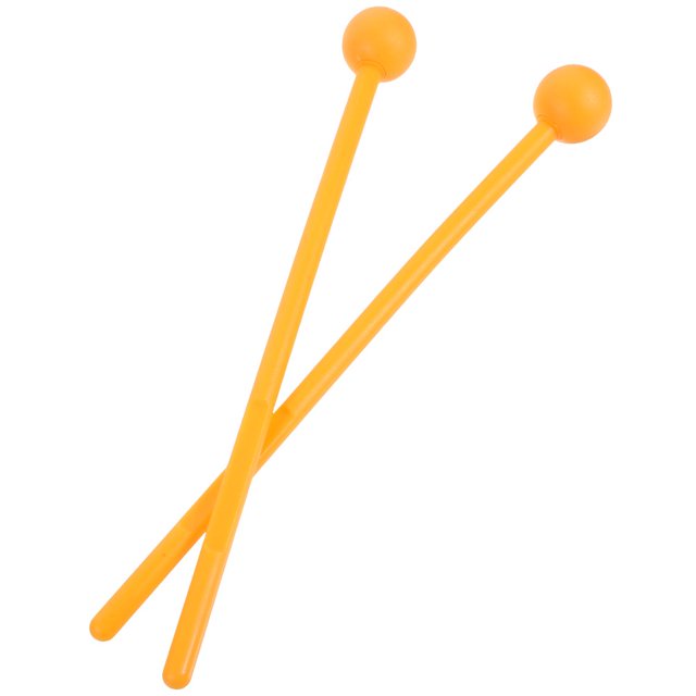 SNNROO 2pcs Mallets Percussion Sticks Drumsticks Performance Plastic Percussion Carillon Sticks