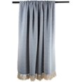 thumbnail image 4 of Collection Diamond Throw Coton Tissé 50x60 Noir, 4 of 6