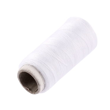 Unique Bargains Fil de Coton pour Couture et Courtepointe à la Maison, Bobine Blanche 200 Yards
