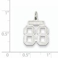 thumbnail image 2 of Pendentif Breloque en Argent Sterling 925 Numéro 88, 2 of 6