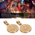 thumbnail image 3 of Saint Benedict Pendant, Stainless Steel Round Saint Pendant Multipurpose  For Men For Amulet, 3 of 8