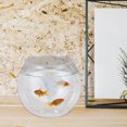 thumbnail image 4 of Unbreakable Transparent Fish Tank 2pcs Desktop Globe Aquarium Home Office Decor, 4 of 9