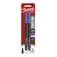thumbnail image 1 of Sharpie Pens, Felt Tip, Fine Point (0.4 mm), Blue, 2 Count, 1 of 5