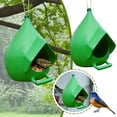 thumbnail image 2 of TIELUTT Outdoor Bird Feeder Spherical Design with Holes and Nesting Feeder Ring Set Squirrel Nesting Boxes Metal Feeders for Outdoors for outside Hanging Pole, 2 of 6
