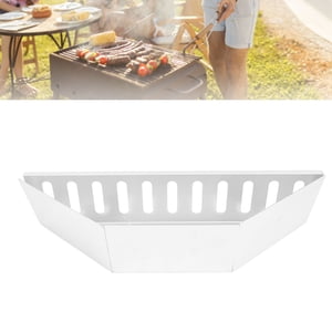 BBQ Charcoal Grill Basket Holder, Multifunctional Easy To Clean Rustproof Aluminium Charcoal Basket  for Outdoor Barbecue
