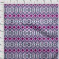 thumbnail image 3 of oneOone Silk Tabby Fabric Geometric Ikat Print Sewing Fabric BTY 42 Inch Wide, 3 of 4
