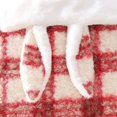 thumbnail image 4 of uublik Little Girls Coat Button Down Lapel Fleece Jacket with Pockets Fall Winter Outwear Red, Size 1-6 Years, 4 of 6