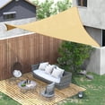 thumbnail image 2 of Square 10' Canopy Sun Sail Shade Garden Cover UV Protector Sand, 2 of 10